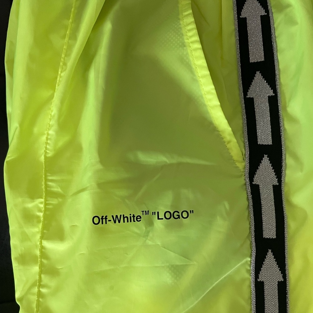 Off White Neon Track Pant — men — small